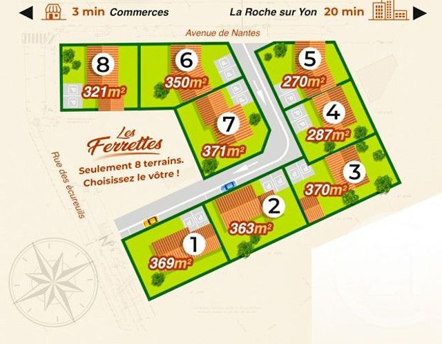 Terrain à vendre ST MATHURIN